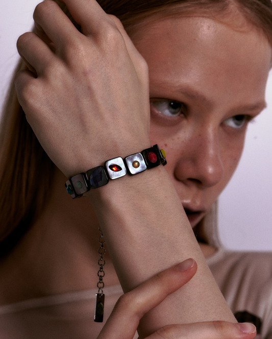 Cubic Chain Bracelet