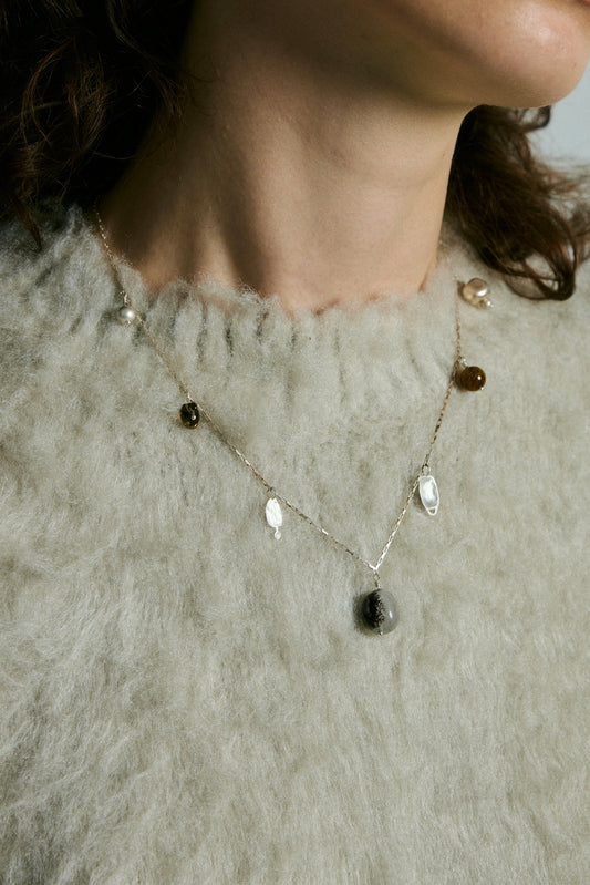 Gemstone Charm Necklace