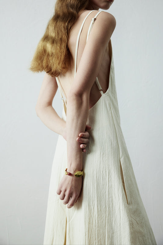 Cornelian Open Cuff Bracelet