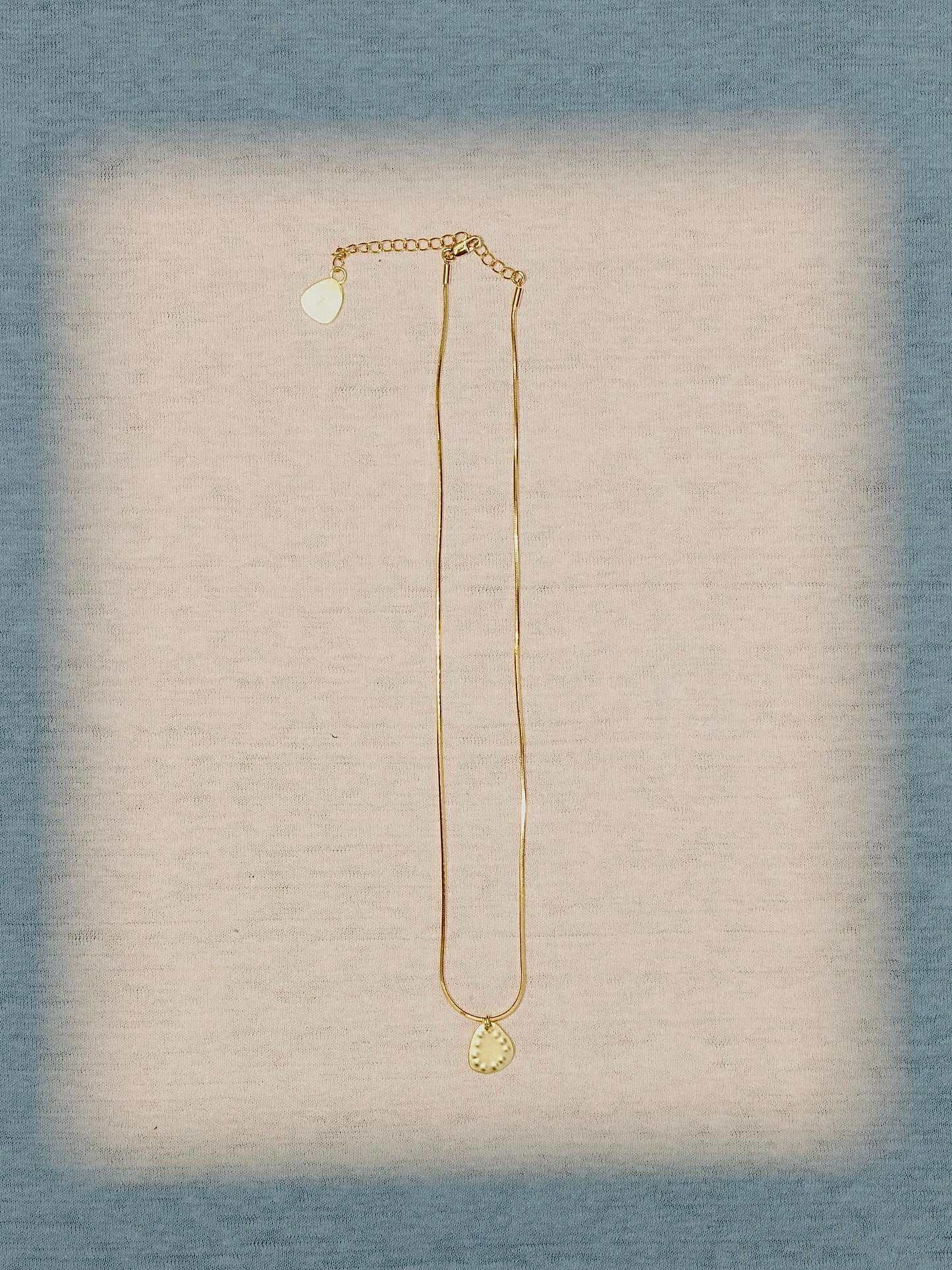 Drop Pendant Snake Chain Necklace