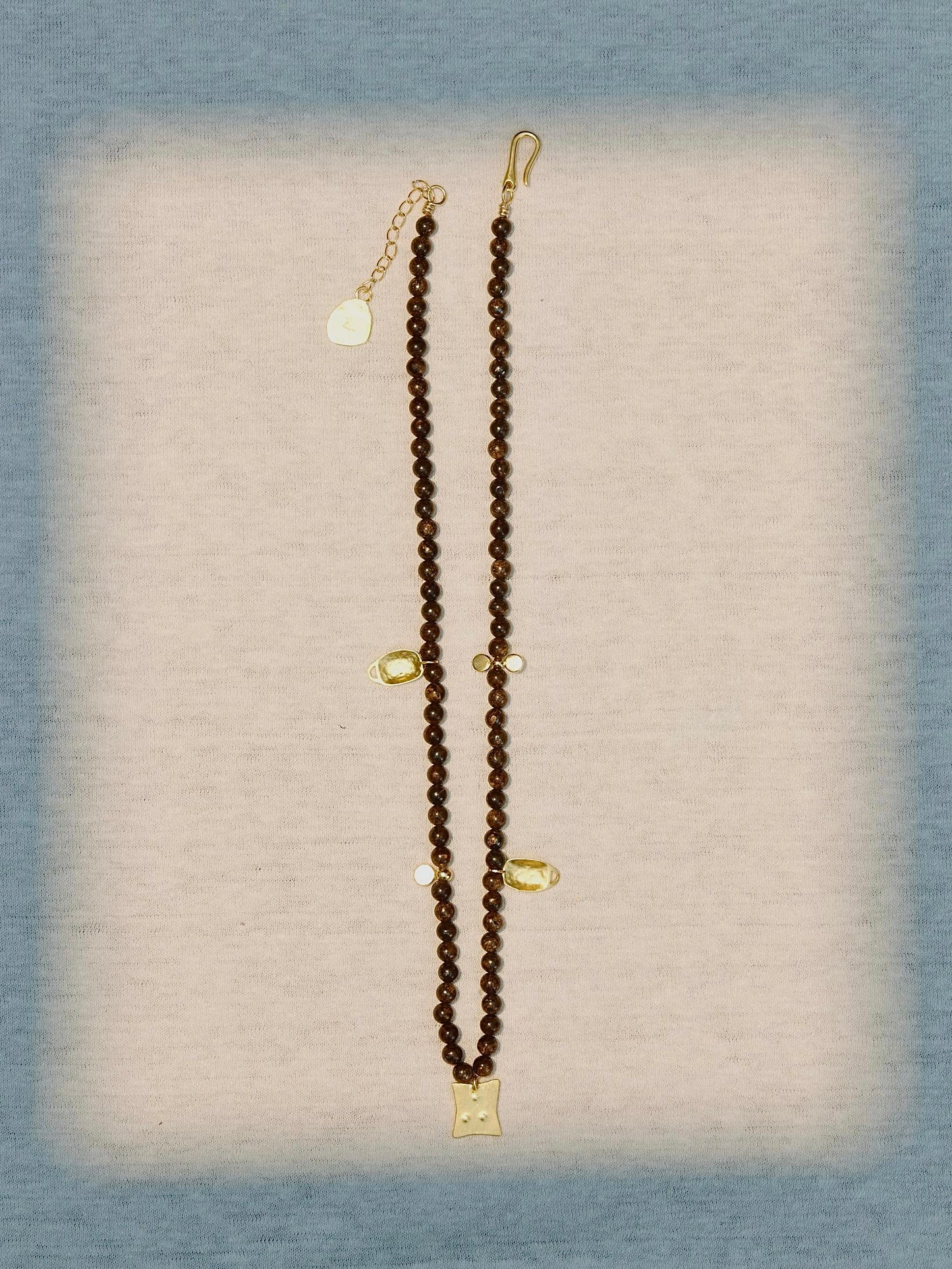 Bronzite Beaded Necklace