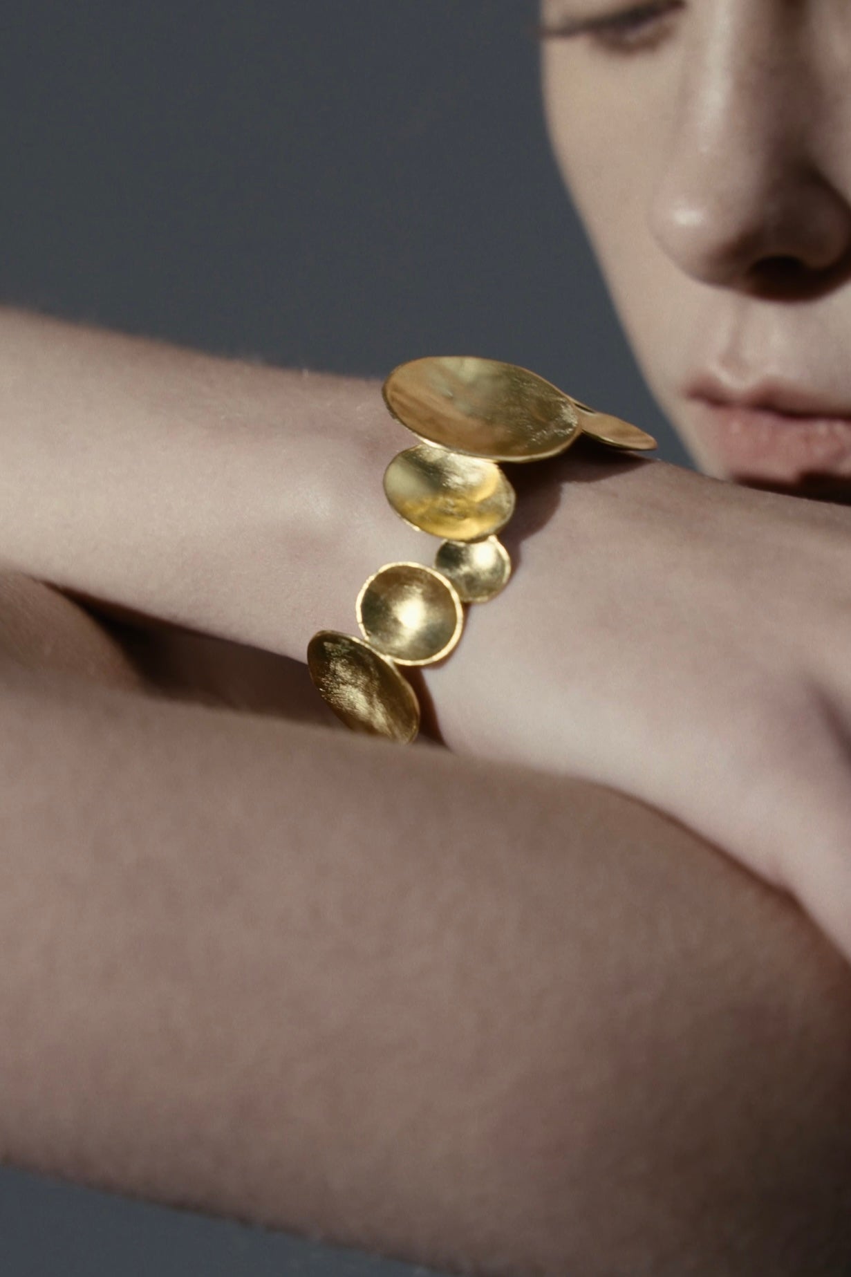 Sculptural Open Cuff Bracelet