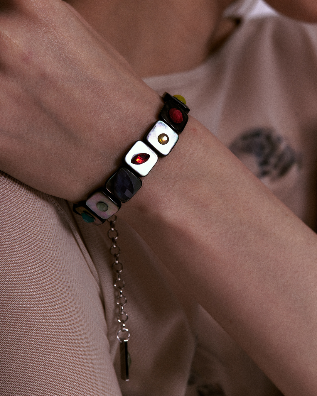 Cubic Chain Bracelet