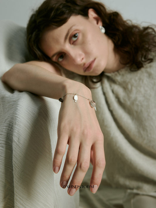 Gemstone Charm Bracelet