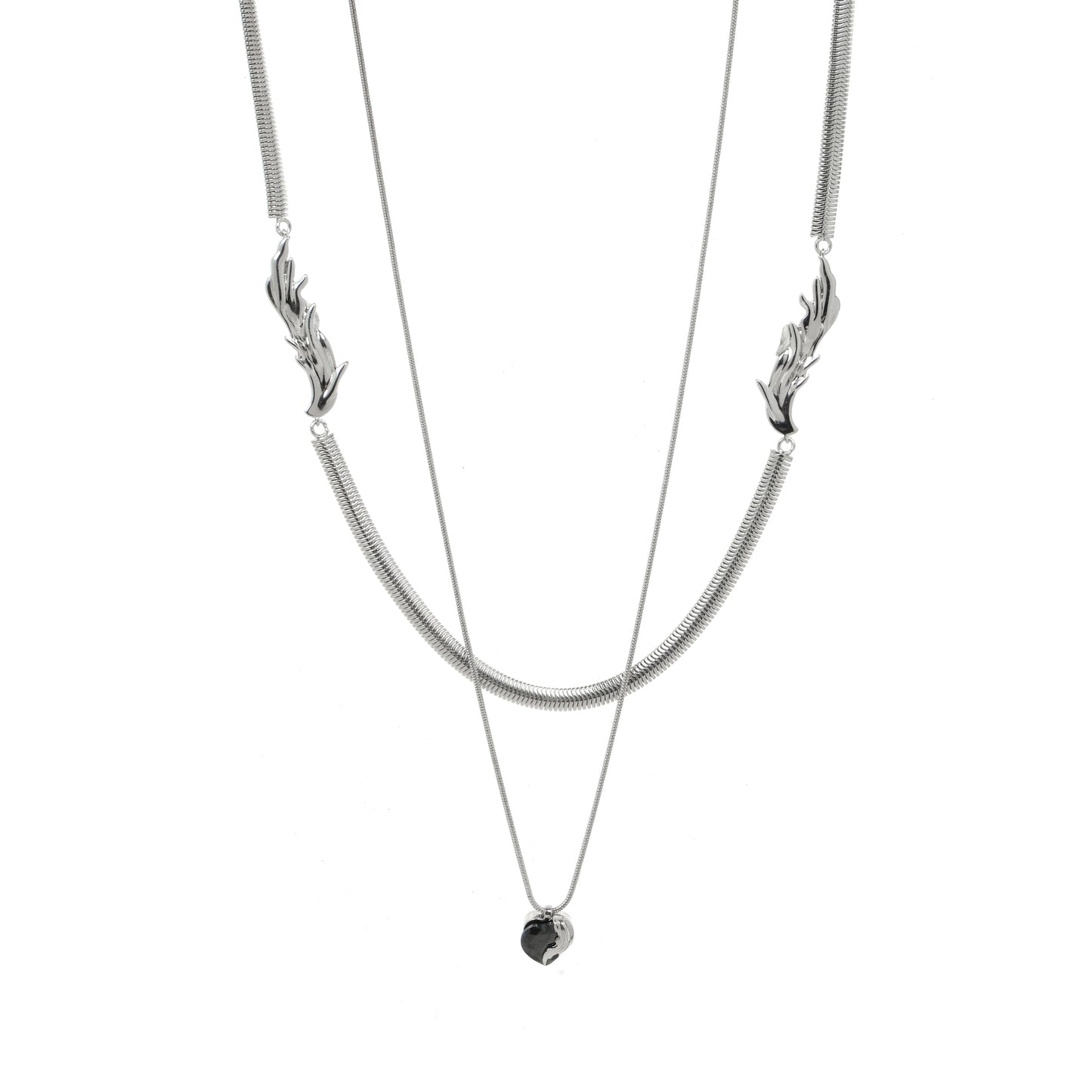 Zircon Coin Necklace Set