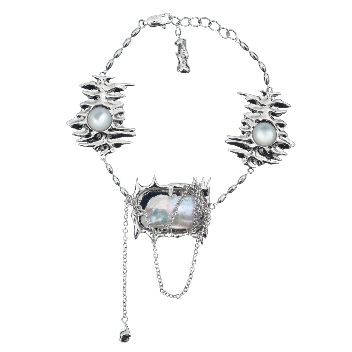 Square Baroque Pearl Bracelet