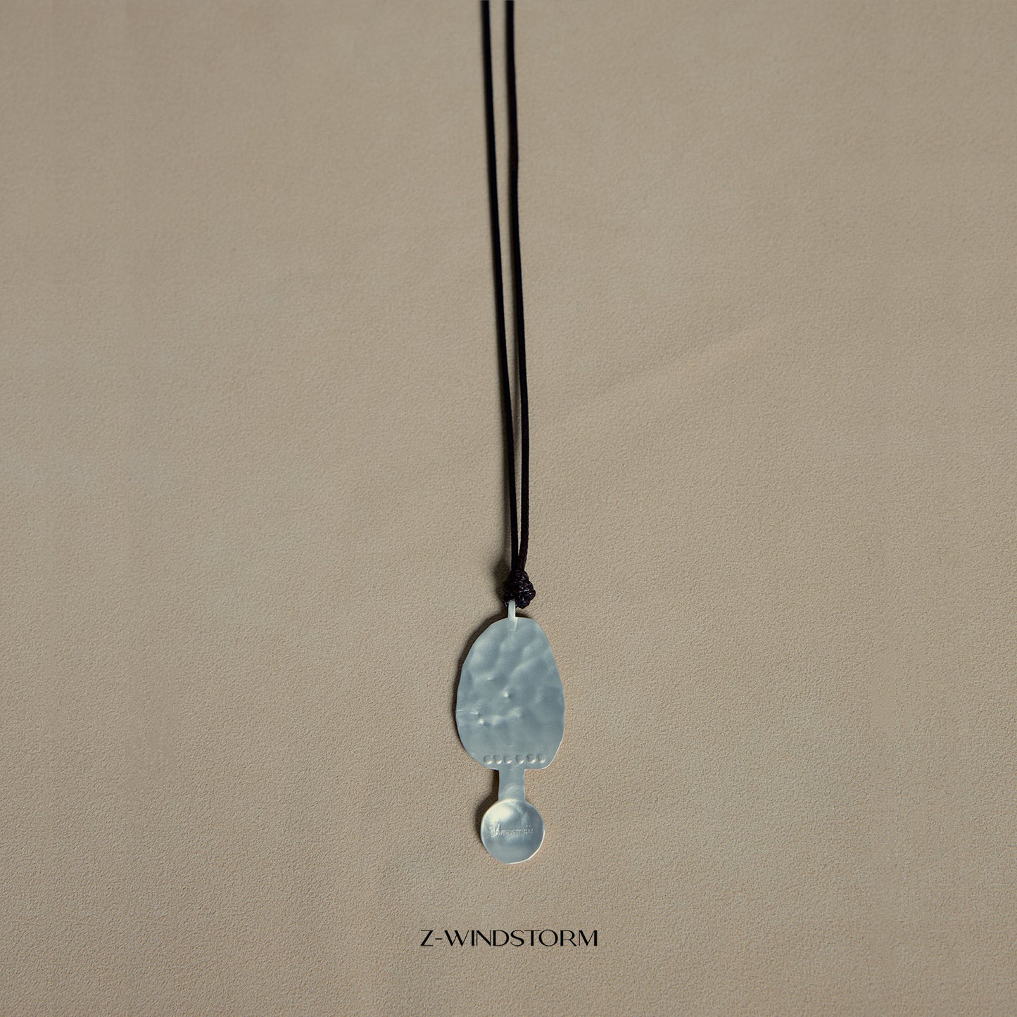 Long Pendant Cord Necklace