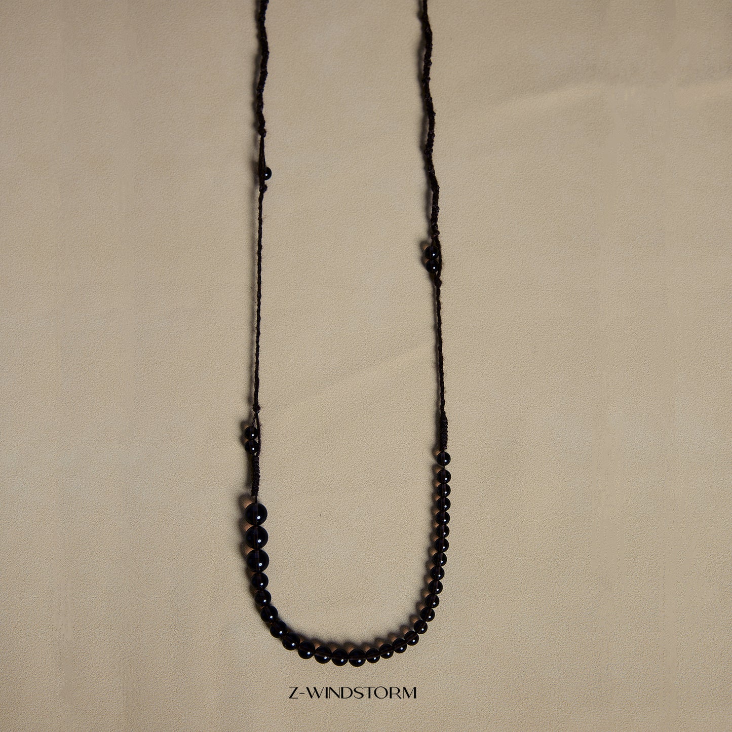 Ultra-Long Beaded Necklace