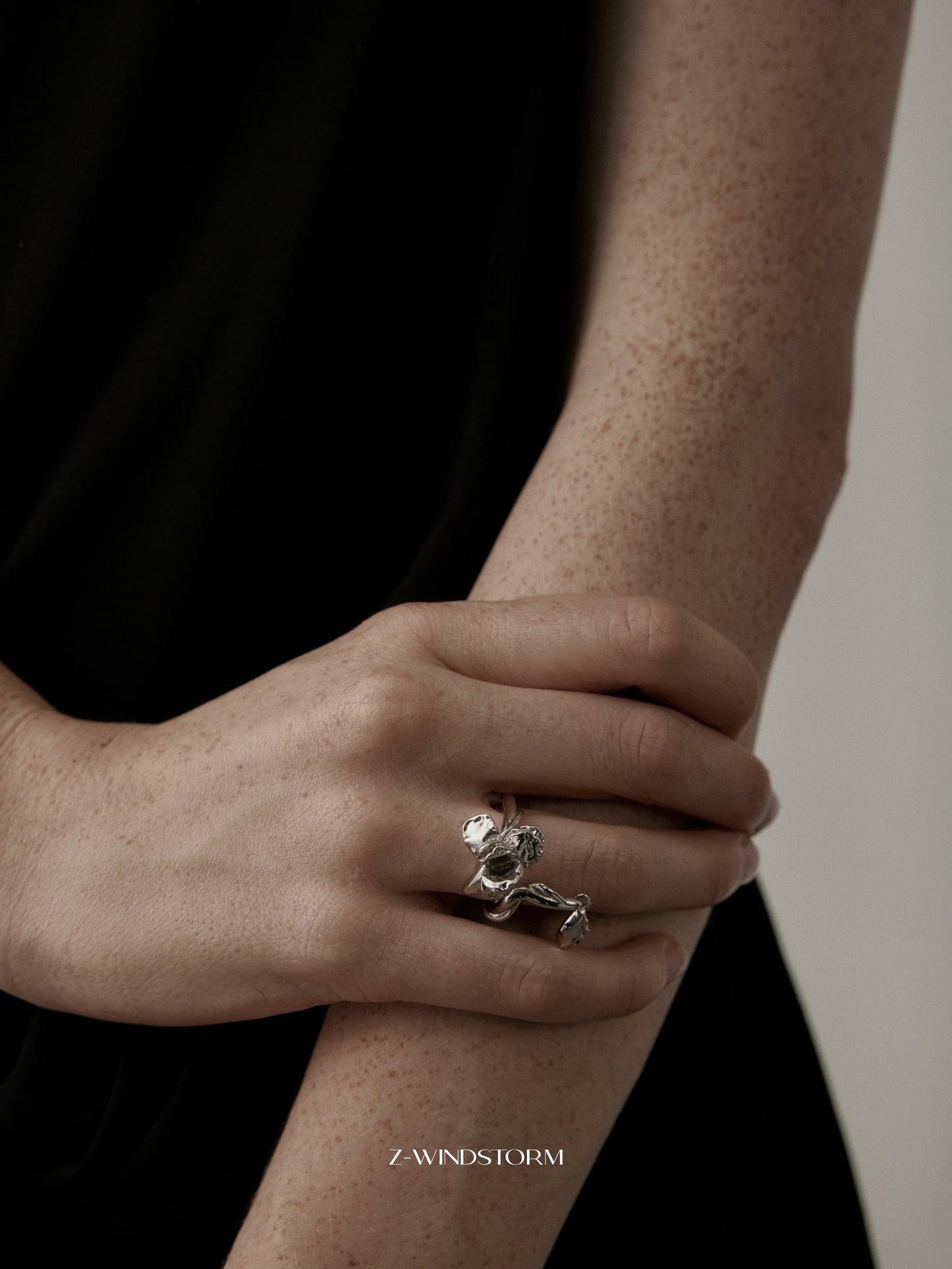 Iris Coiled Ring