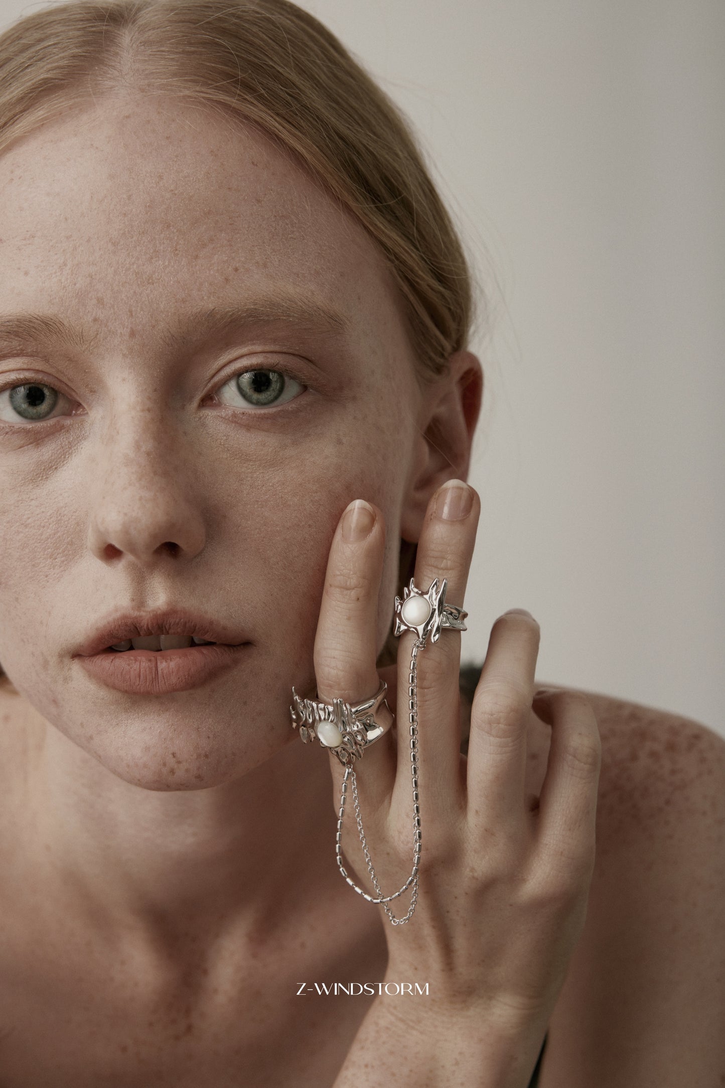 Baroque Pearl Ring Set