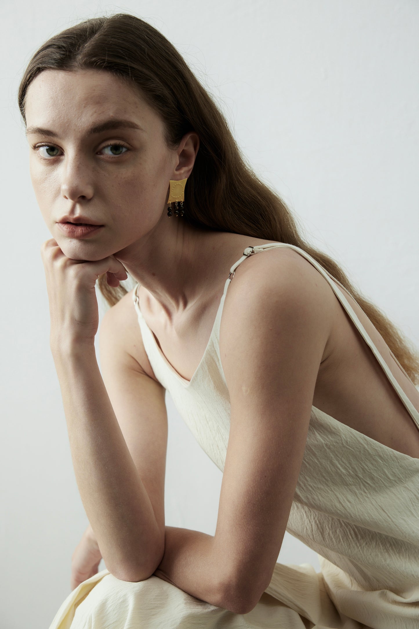 Sculptural Oversized Single Stud Earring