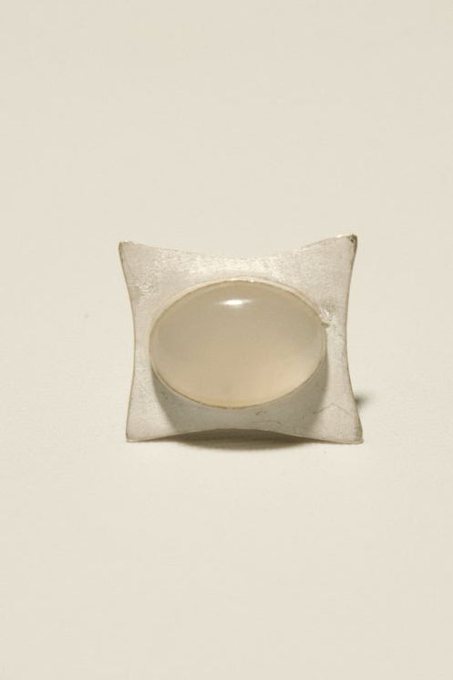 Adjustable Agate Statement Ring