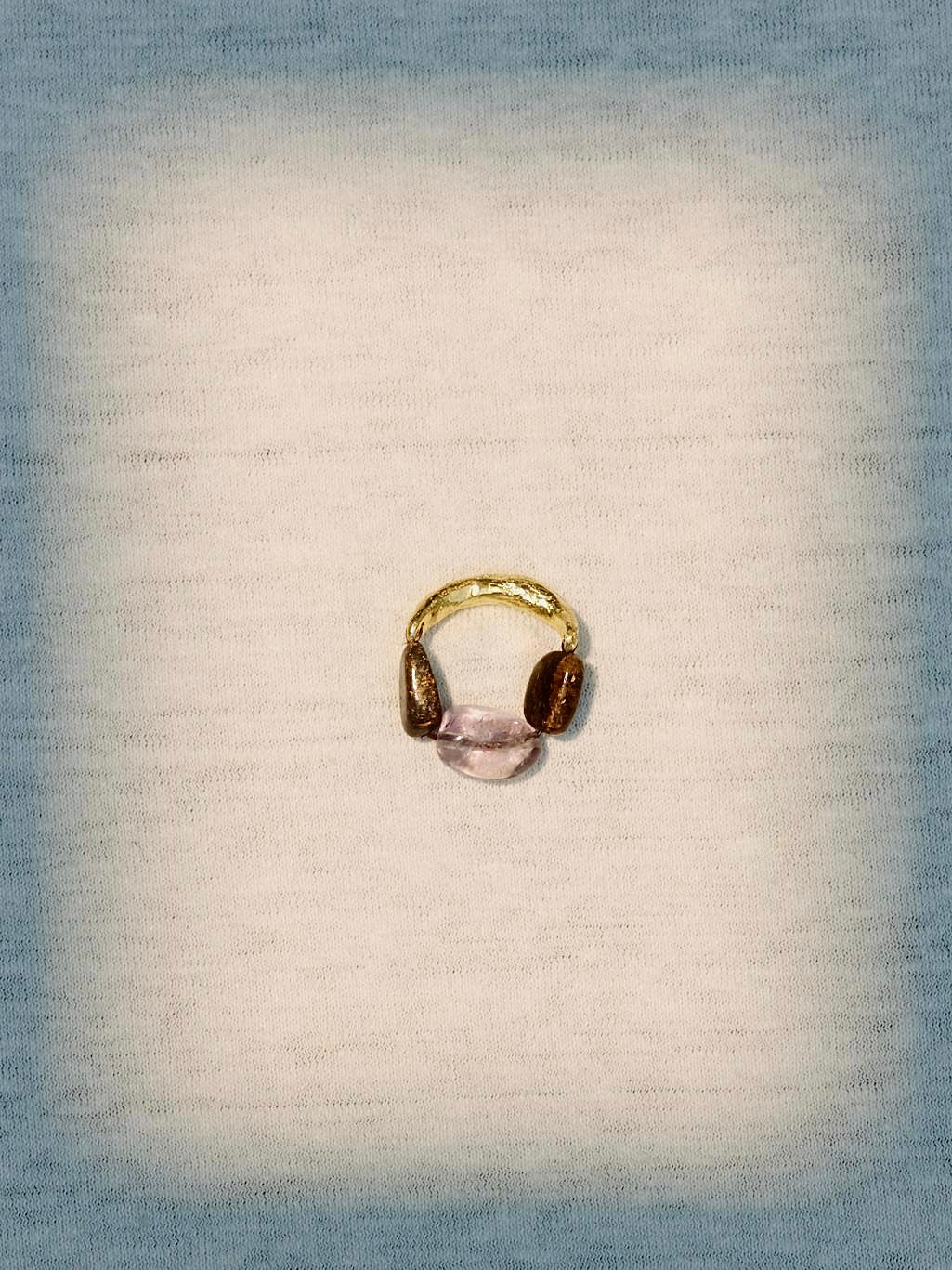 Gemstone Beaded Stacking Ring