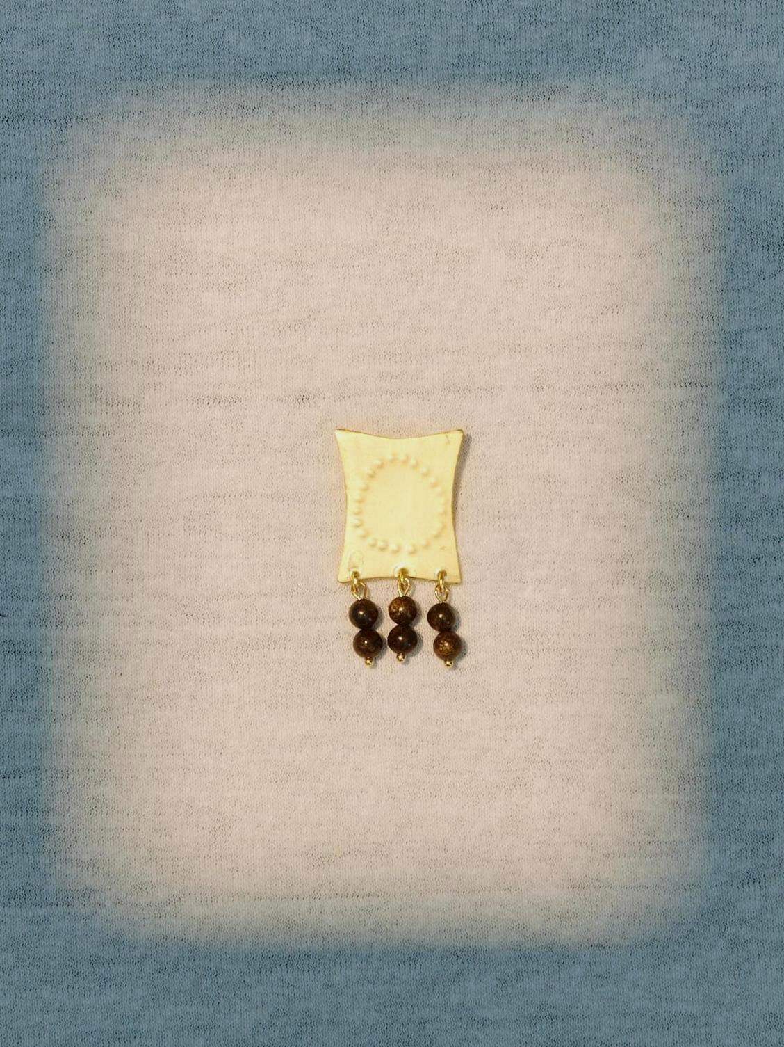 Sculptural Oversized Single Stud Earring