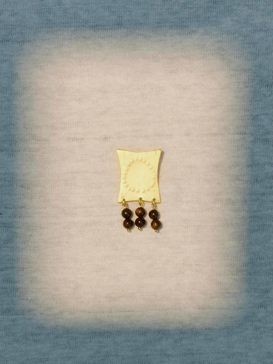Sculptural Oversized Single Stud Earring