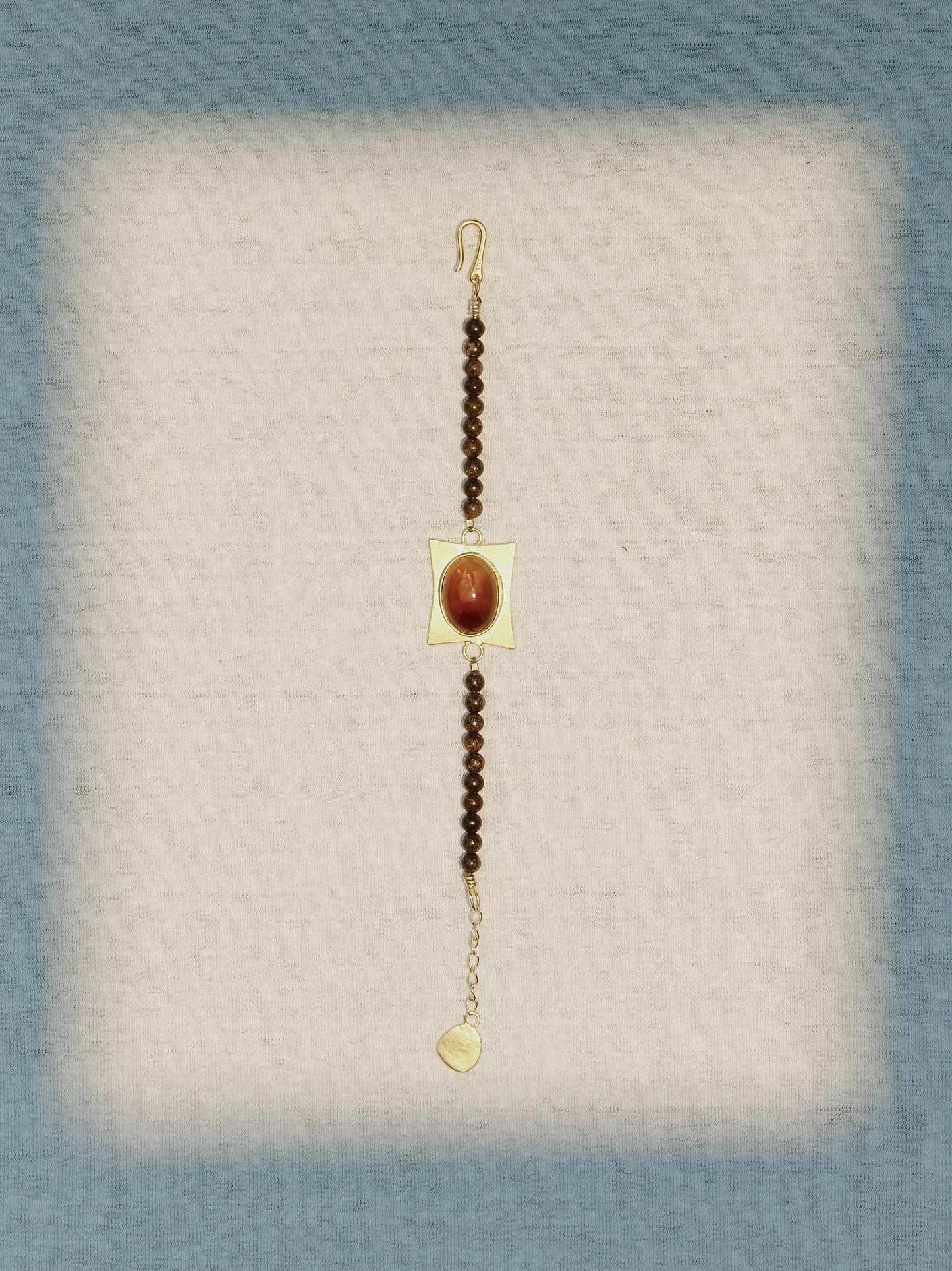 Agate Gemstone Beaded Bracelet