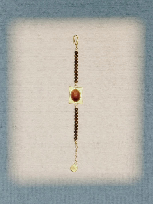 Agate Gemstone Beaded Bracelet