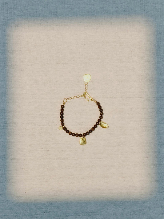 Bronzite Beaded Bracelet