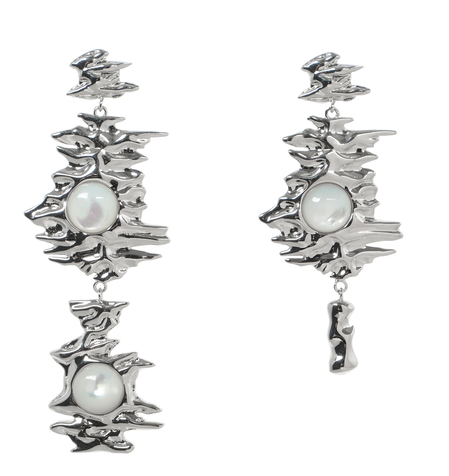 Baroque Pearl Stud Earrings
