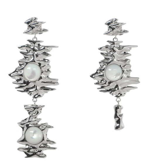 Baroque Pearl Stud Earrings