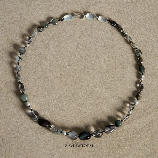 Green Phantom Beaded Necklace
