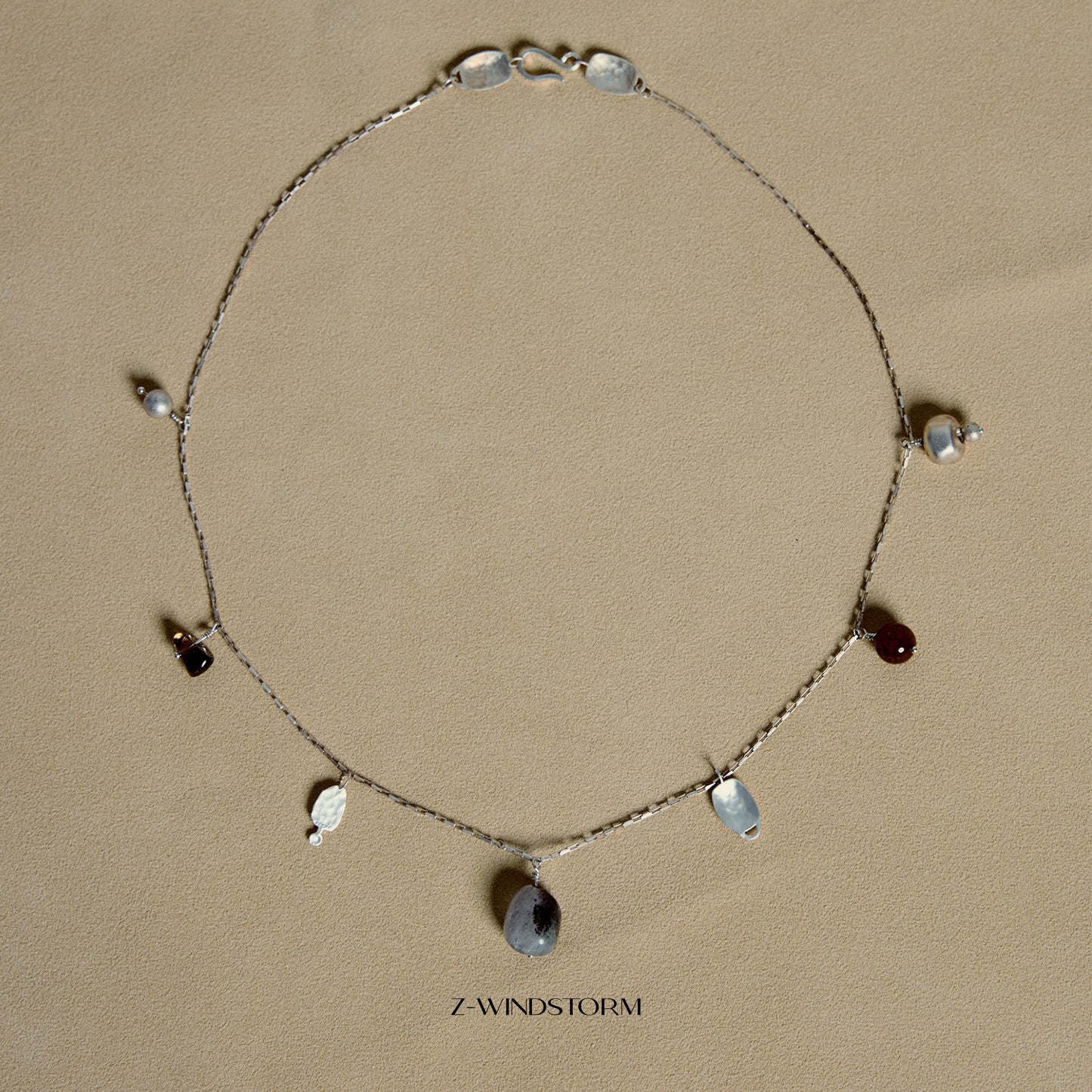 Gemstone Charm Necklace